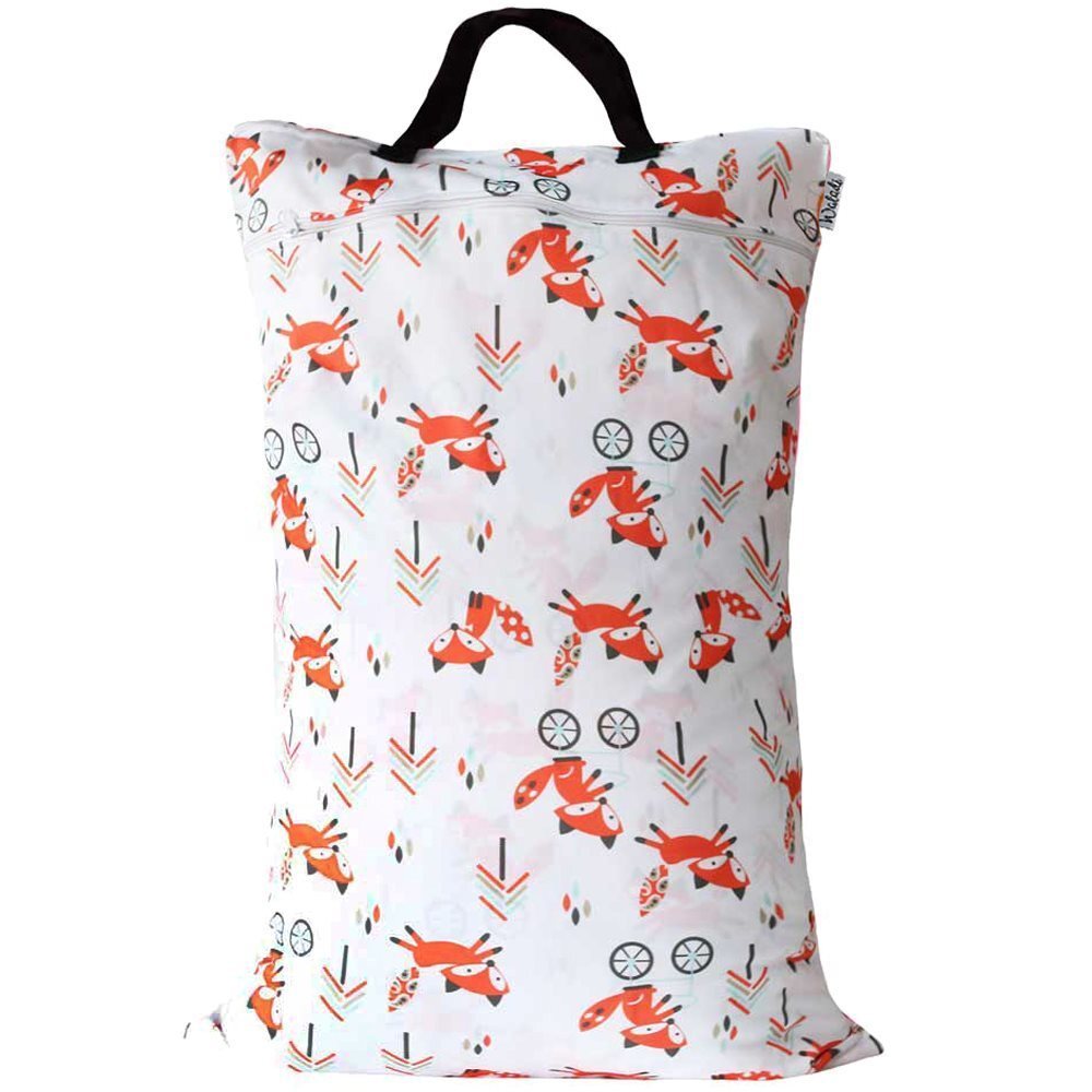 Waterproof Wet Bag for Babies Cloth Nappy Diaper Wipes Swimwear Picnic Pool - Picture 19 of 209
