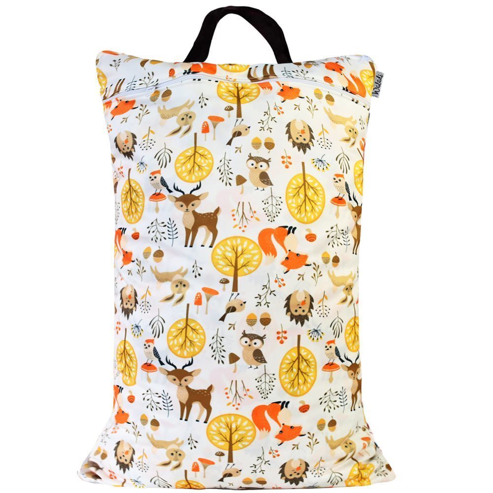 Waterproof Wet Bag for Babies Cloth Nappy Diaper Wipes Swimwear Picnic Pool - Picture 21 of 209