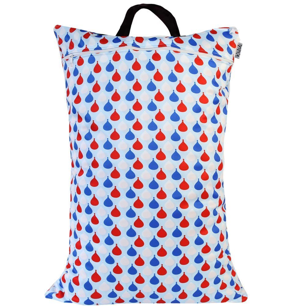 Waterproof Wet Bag for Babies Cloth Nappy Diaper Wipes Swimwear Picnic Pool - Picture 22 of 209
