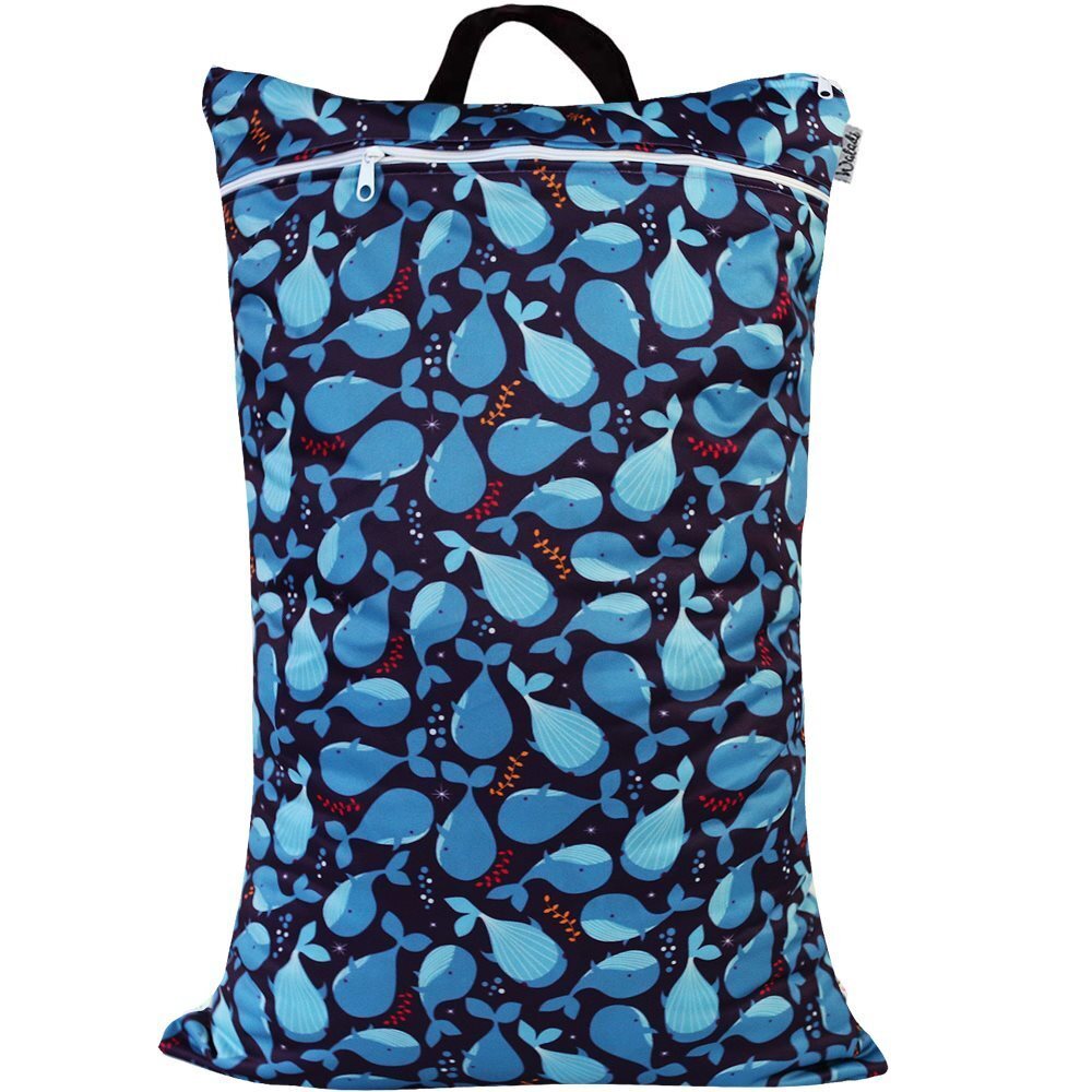 Waterproof Wet Bag for Babies Cloth Nappy Diaper Wipes Swimwear Picnic Pool - Picture 24 of 209