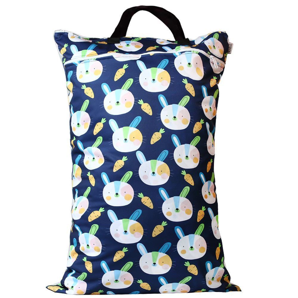 Waterproof Wet Bag for Babies Cloth Nappy Diaper Wipes Swimwear Picnic Pool - Picture 29 of 209