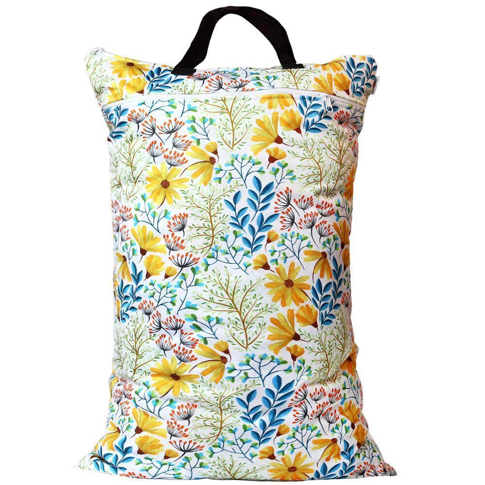 Waterproof Wet Bag for Babies Cloth Nappy Diaper Wipes Swimwear Picnic Pool - Picture 32 of 209
