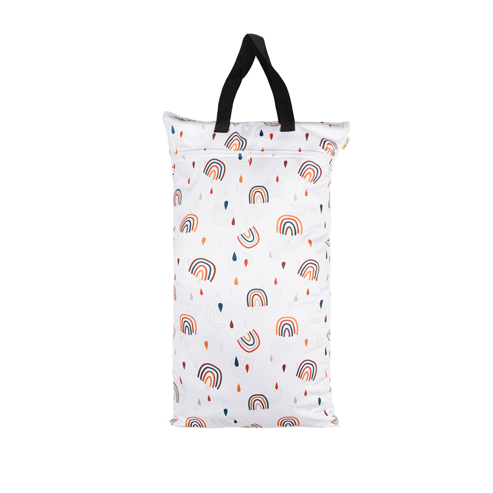 Waterproof Wet Bag for Babies Cloth Nappy Diaper Wipes Swimwear Picnic Pool - Picture 49 of 209