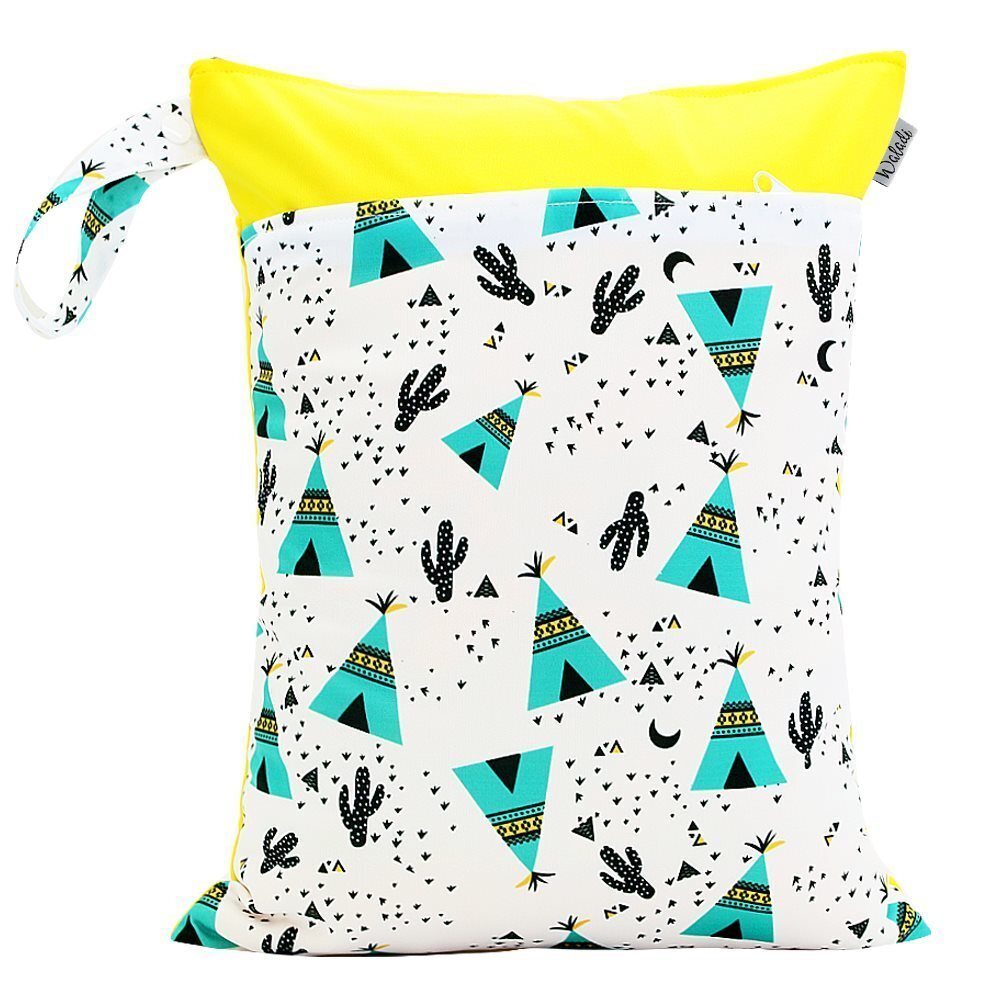 Waterproof Wet Bag for Babies Cloth Nappy Diaper Wipes Swimwear Picnic Pool - Picture 52 of 209