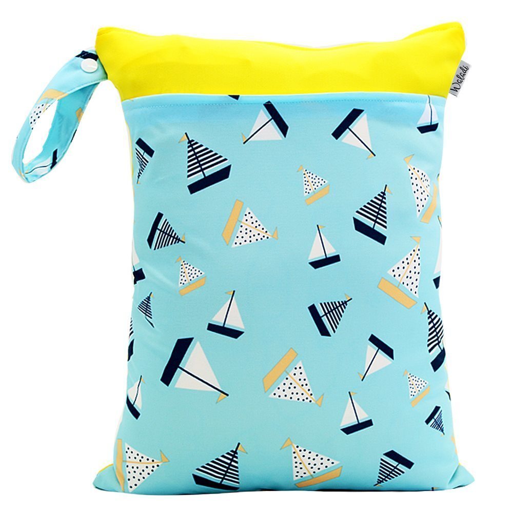 Waterproof Wet Bag for Babies Cloth Nappy Diaper Wipes Swimwear Picnic Pool - Picture 75 of 209