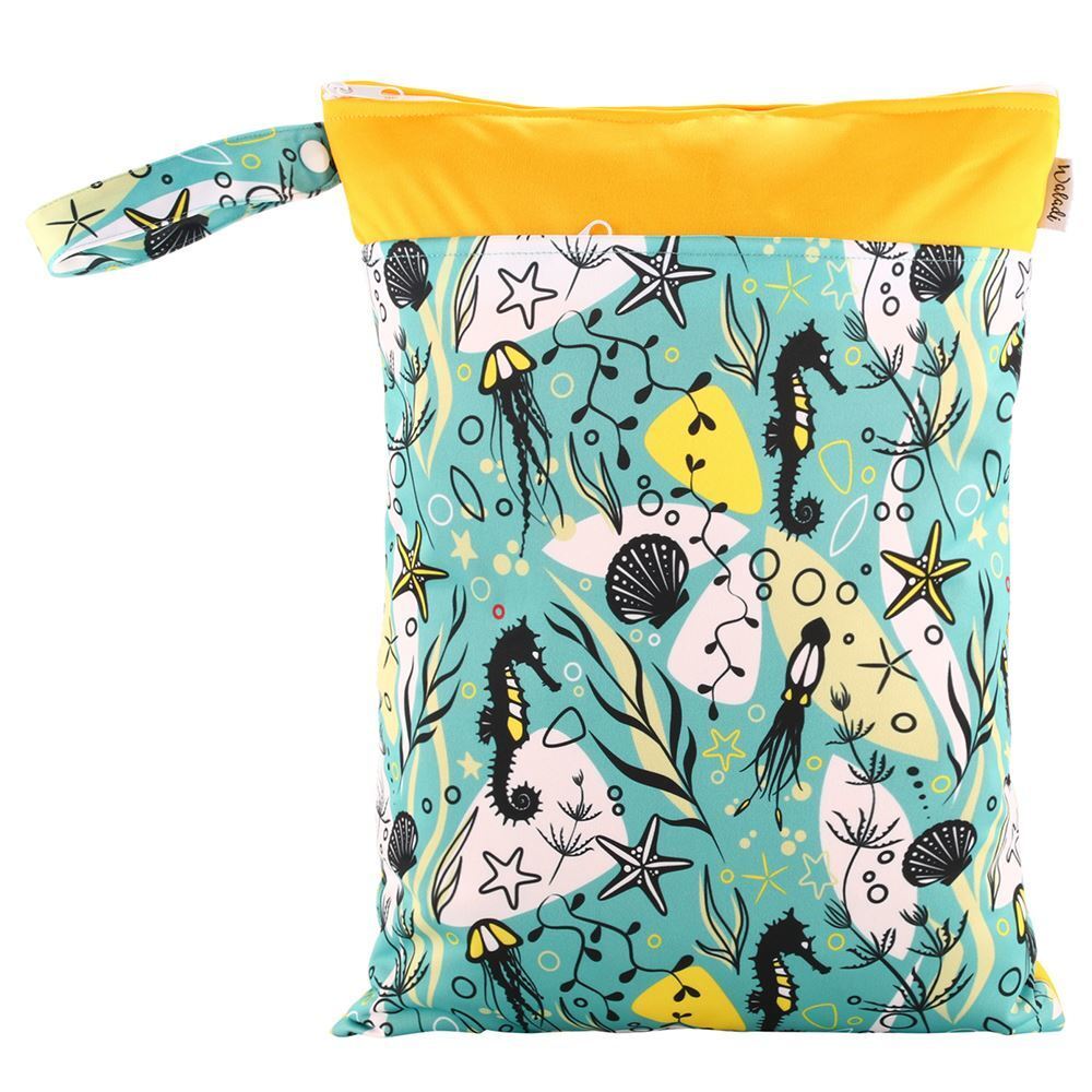 Waterproof Wet Bag for Babies Cloth Nappy Diaper Wipes Swimwear Picnic Pool - Picture 89 of 209