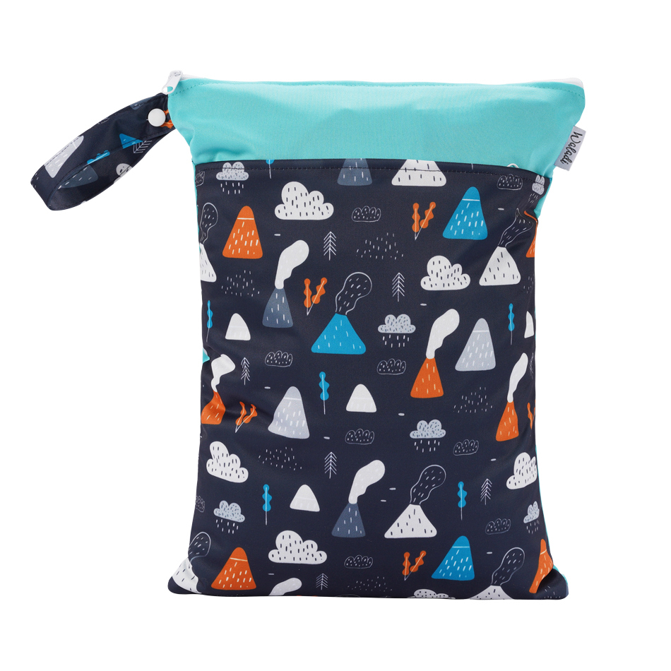 Waterproof Wet Bag for Babies Cloth Nappy Diaper Wipes Swimwear Picnic Pool - Picture 124 of 209