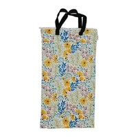 Waterproof Double Zip Large Wet Bag Yellow Flowers 40x70cm