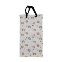 Waterproof Double Zip Large Wet Bag Rainbow and Rain 40x70cm