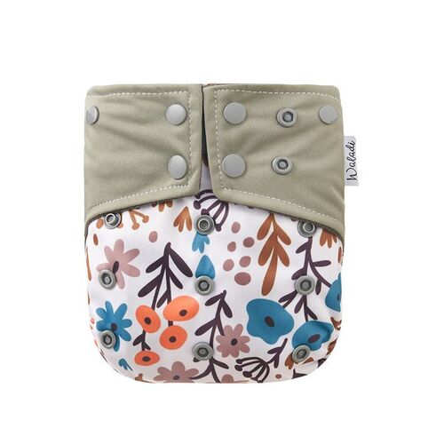 Forest Flowers Bamboo Charcoal Cloth Nappy