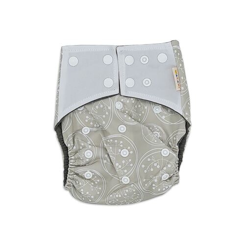 White Branches Bamboo Charcoal Cloth Nappy