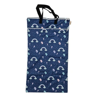 Waterproof Double Zip Large Wet Bag Unicorn 40x70cm