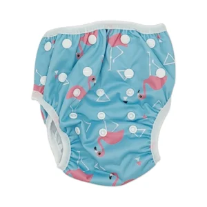 Reusable Swim Nappy - Flamingo