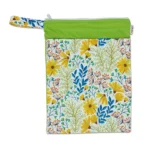 Waterproof Double Zip Wet Bag Spring Flowers 30x40cm - Medium