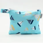 Small Waterproof Wet Bag with Zip 19 x 16cm - Boat Design