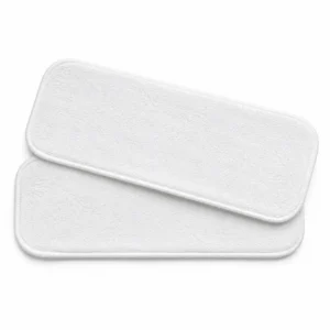 3 Layers White Microfibre Baby Cloth Nappy Inserts