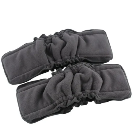 Waladi charcoal bamboo cloth nappy insert with gussets