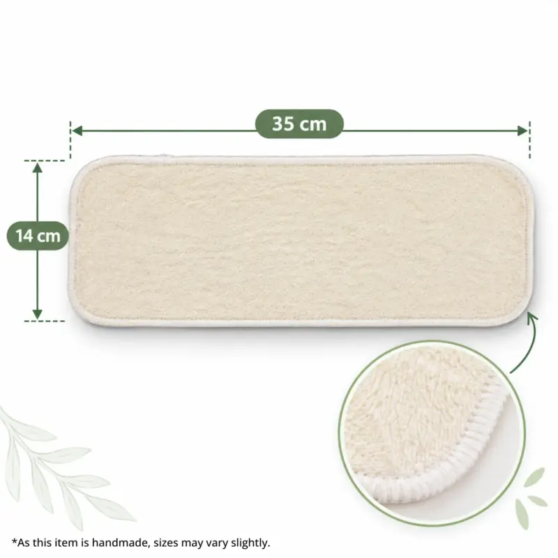 Hemp insert size