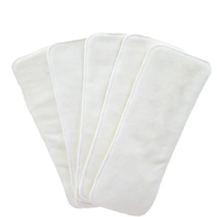 Waladi standard white bamboo cloth nappy insert