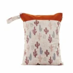 Waterproof Double Zip Wet Bag Clay & Cactus 30x40cm - Medium WBM-106