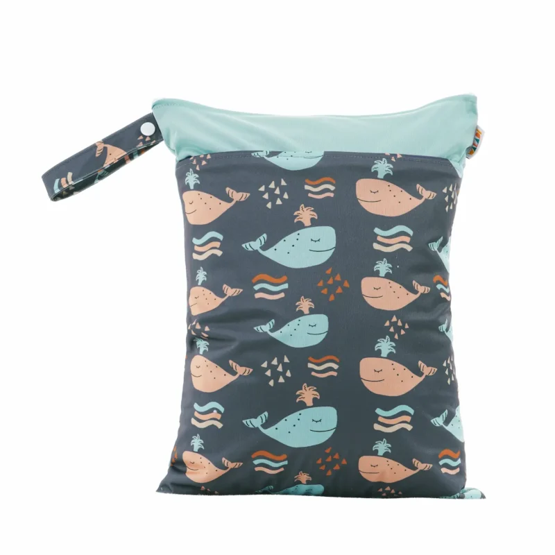 Waterproof Double Zip Wet Bag Ocean Dreams 30x40cm - Medium
