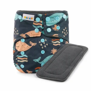 Ocean Dreams Cloth Nappy with Insert