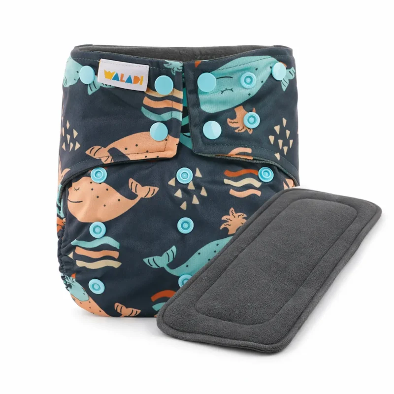 Ocean Dreams Cloth Nappy with Insert