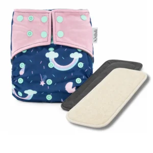 Cloth Nappies Overnight Set Unicorn Design