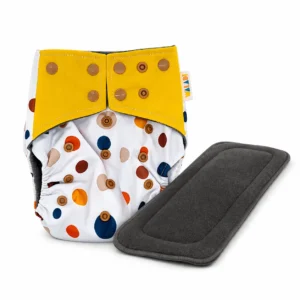 Polka Dots Cloth Nappy with Insert