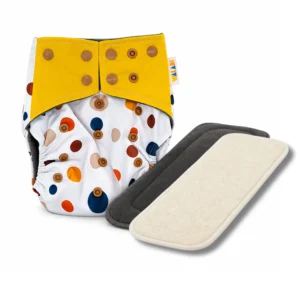 Polka Overnight Cloth Nappy Set