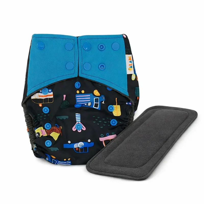 Vehicles Cloth Nappy with Insert Vehicles Cloth Nappy with Insert
