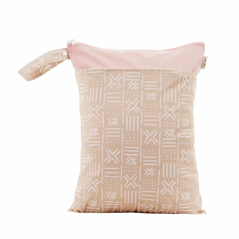 Medium Wet Bag Rainbow Terracotta Design by Waladi
