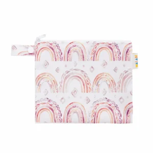 Small Waterproof Wet Bag Rainbow Dreams Design by Waladi