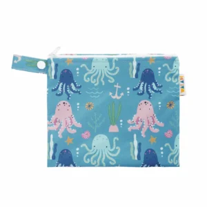 Small Wet Bag in the Octopus Party print from Waladi