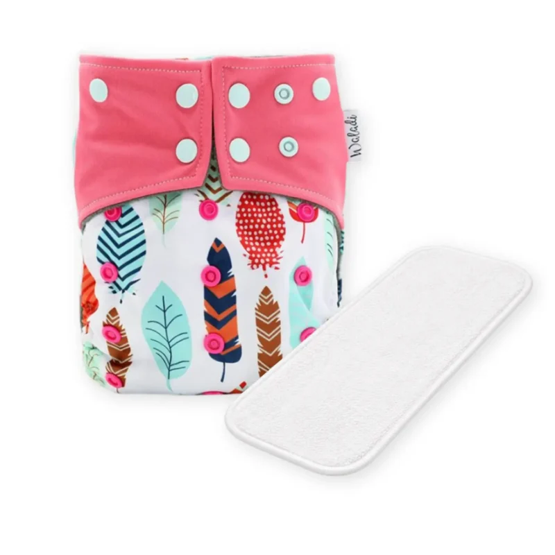 Feather Newborn Cloth Nappy Starter Set | Includes Microfibre Insert Feather Newborn Cloth Nappy Starter Set | Includes Microfibre Insert