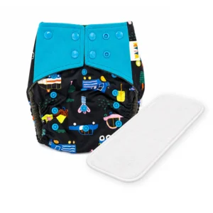 Vehicles Newborn Cloth Nappy Starter Set | Includes Microfibre Insert