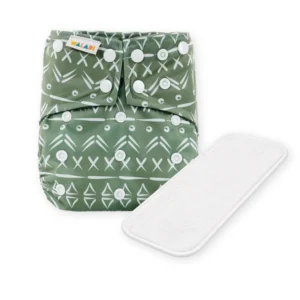 Olive Grove Newborn Cloth Nappy Starter Set | Includes Microfibre Insert