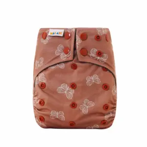 Reusable Cloth Nappy - Butterfly Print - Waladi Cloth Nappies