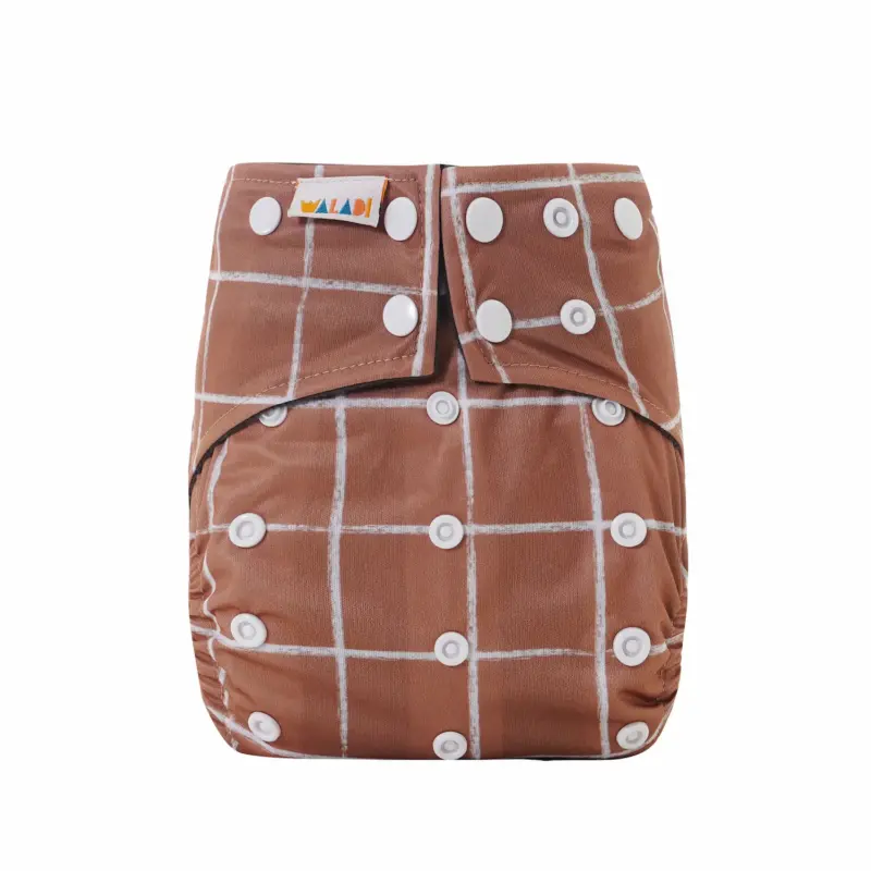 Reusable Cloth Nappy - Warm Chalk - Waladi Cloth Nappies