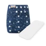 Reusable Cloth Nappy with Microfibre Insert - Midnight Dreams - Waladi Cloth Nappies Reusable Cloth Nappy with Microfibre Insert - Midnight Dreams - Waladi Cloth Nappies