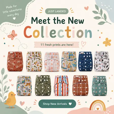 New Cloth Nappies - Spring 2026 Collection