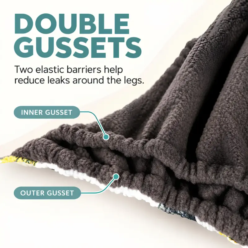 Waladi Double Gussets Cloth Nappy