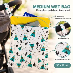 Waladi Medium Wet Bag Features