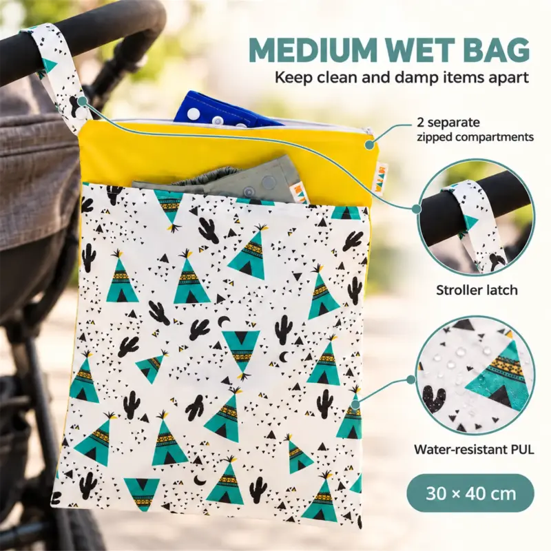 Waladi Medium Wet Bag Features