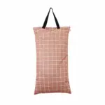 Waladi large wet bag with double zip and a handle, Warm Chalk print